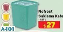 NOFROST SAKLAMA KABI 1,85 L NOFROST SAKLAMA KABI 1,85 L